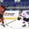 POPRAD, SLOVAKIA - APRIL 17: Canada's Isaac Ratcliffe #9 stickhandler past Switzerland's Gilian Kohler #28 during preliminary round action at the 2017 IIHF Ice Hockey U18 World Championship. (Photo by Andrea Cardin/HHOF-IIHF Images)

